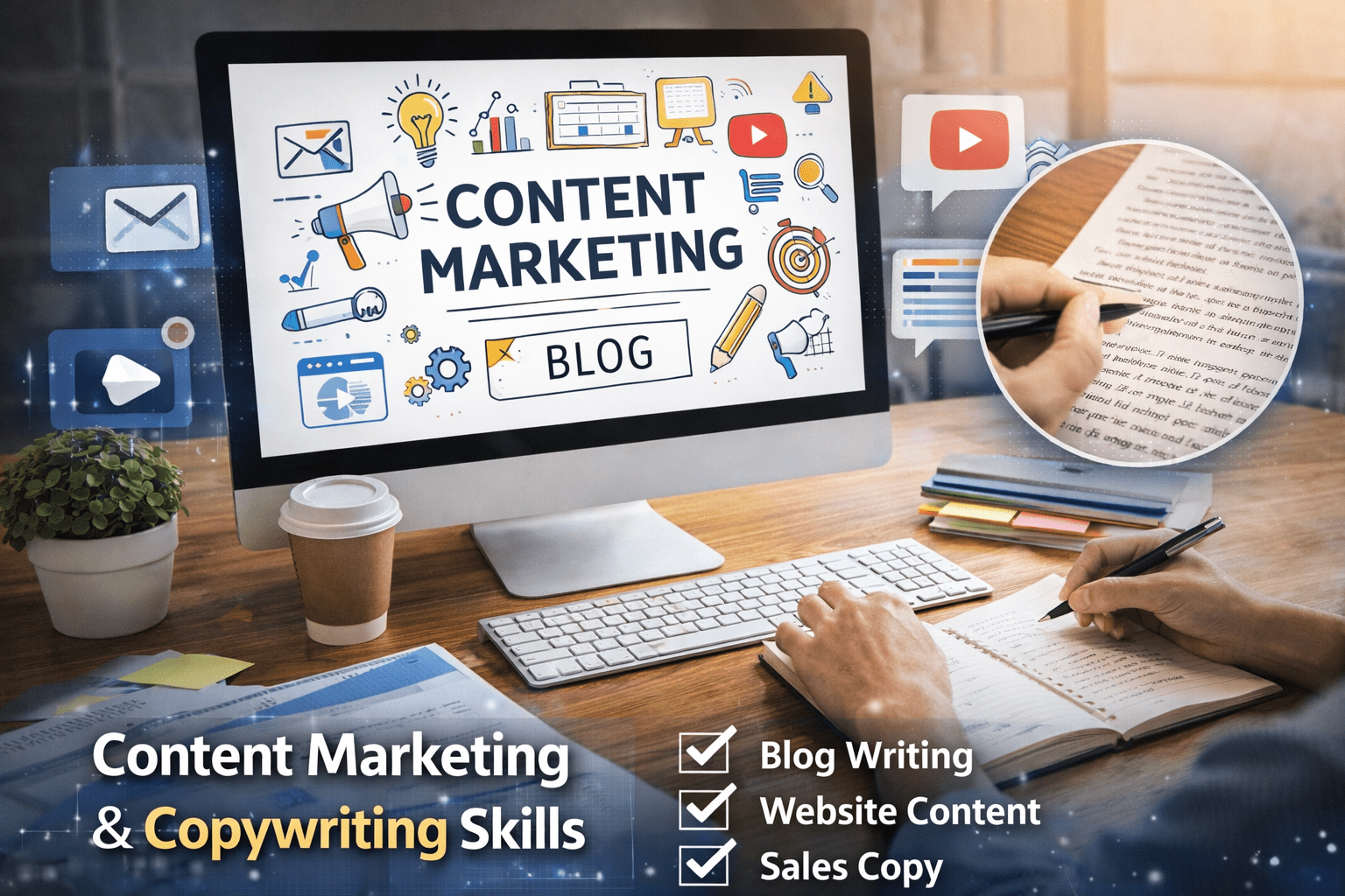 Content Marketing and Copywriting as an important digital marketing skill in 2026