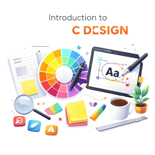 learning graphic design basics including color theory typography and layout design