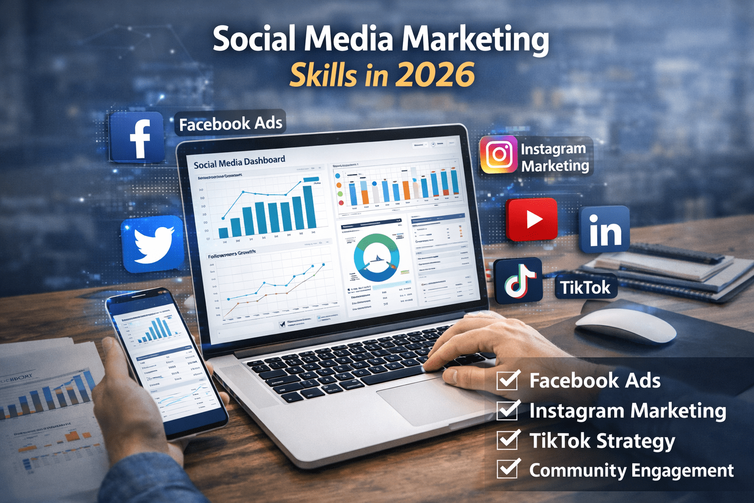 Social Media Marketing strategy as a top digital marketing skill in demand in 2026