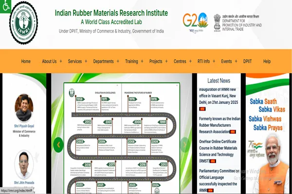 IRMR research institute government website development project by IT company in Jaipur