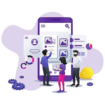 ui ux design concept illustration for graphic design training